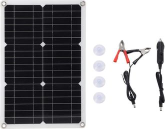 OEM Panel Solar Monocristalino Semiflexible E Impermeable De 18 V Y 20 W Para Coche, Yate Y Barco