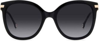 Carolina Herrera Grey Shaded Square Ladies Sunglasses HER 0134/S 0807/9O 55