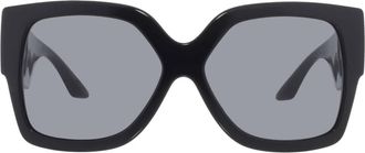 Versace Dark Grey Butterfly Ladies Sunglasses VE4402 GB1/87 59