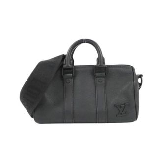 Louis Vuitton Pre-owned Vintage Mini Boston Tas - Heren - Pre-owned - Zwart - Maat: ONE Size Leer