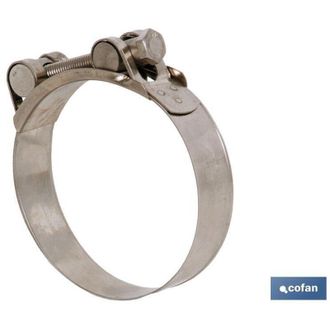 cofan Cofan - Abrazadera Super Inox 304 M 80-85 Caja 25 Unid., Abrazadera S&uacute;per Gran Presi&oacute;n - Material: Acero Inoxidable (aisi 304) - Tornillo: Inox A-2