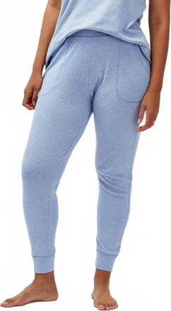 Under The Canopy Organic Tapered Jogger In Light Blue