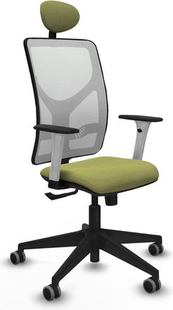 Piqueras y Crespo Silla De Oficina Piqueras Y Crespo Motilla Blanco Espuma Alta Densidad