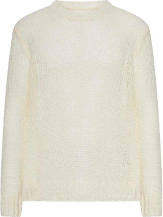 Jil Sander Perforated Crew Neck Sweater