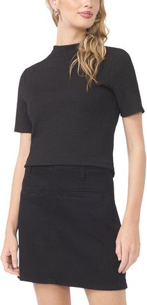 Vince Camuto Short Sleeve Mock Neck Top