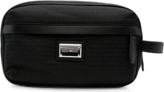 Emporio Armani Logo beauty-case - Heren - Toilettassen - Zwart - ONE Size - Tassen