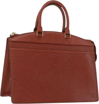 Louis Vuitton Pre-owned Handbags, female, Brown, Size: ONE SIZE Pre-owned Vintage Leather Handbag