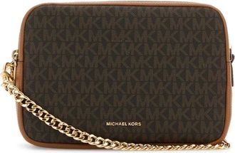 Michael Kors Tassen, Dames, Veelkleurig, ONE Size, Gedrukte canvas Crossbody tas