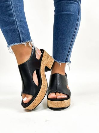Corkys Footwear Miss Carley Sandals In Black