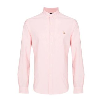 Polo Ralph Lauren Slim Fit Oxford-overhemd - Heren - Overhemden - Roze - Maat: XL Katoen