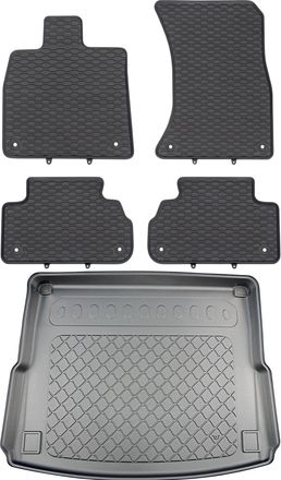 OEM Juego De Alfombrillas De Goma Para Coche Y Alfombrilla Para Maletero Para Audi Q5 Ii Fy Suv Desde Mayo De 2019