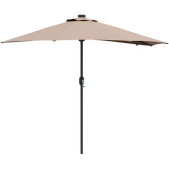 vidaXL Parasol De Jard&iacute;n Taup&eacute; 294 X 150 X 223 Cm Tela Vidaxl