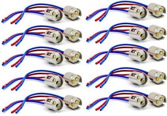 OEM Cubo De Enchufe Cer&aacute;mico P21/5w/1157 Para Iluminaci&oacute;n 12v/24v X 10