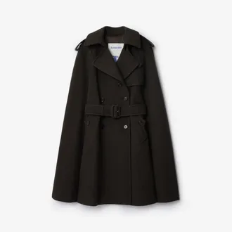 Burberry Cashmere Belmont Trench Cape, Size: XS/S