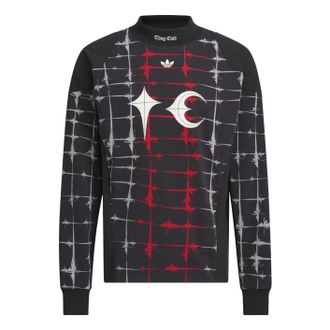 adidas x Thug Club Goalie Long Sleeve T-Shirt Asia Sizing Black KF6913