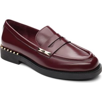 Ash Whisper Stud Penny Loafer in Syrah at Nordstrom Rack, Size 6Us / 36Eu