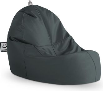 Happers Happers - Puff Lounge Polipiel Indoor Gris