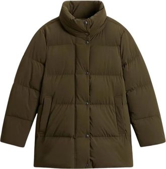 Woolrich Madison Jas - Dames - Winterjassen - Groen - M - Leer - Jassen