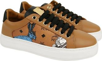 MCM Mcm Coated Canvas Sneaker
