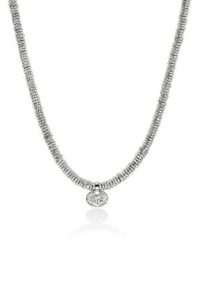 John Hardy JH Lovestruck Heishi Pendant Necklace, Sterling Silver, Lab-Grown Diamond, 2.0TCW at Nordstrom, Size 18 In