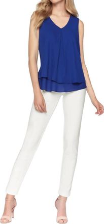 Frank Lyman Design Knit Pants In Off White