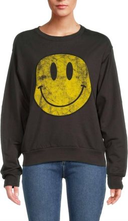 Prince Peter Smiley Crewneck Sweatshirt In Black