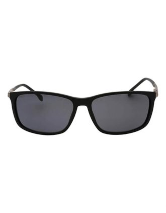 HUGO BOSS Mens Hugo Boss Grey Lens Matte Black Sunglasses - Size: ONE size
