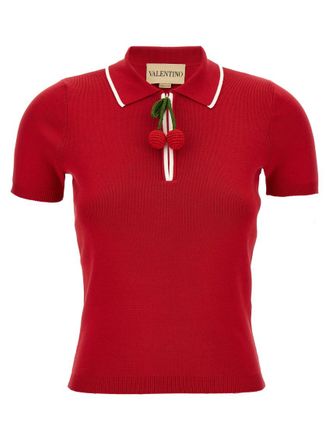 Valentino Garavani Red Cherryfic Top
