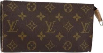 Louis Vuitton Pre-owned Vintage Canvas Clutch - Dames - Vintage Clutch - Bruin - ONE Size - Vintage