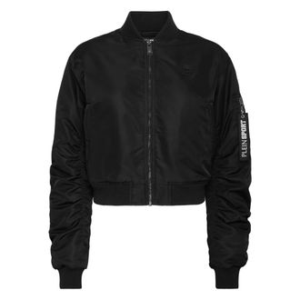 Plein Sport Dames, Jassen, Zwart, Maat: XS Leer