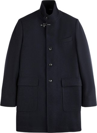 Fay Lobster-Clasp Single-Breasted Coat