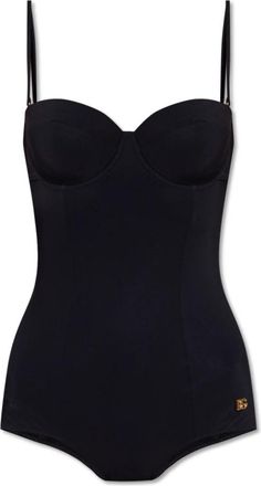 Dolce & Gabbana Balconette badpak uit &eacute;&eacute;n stuk - Dames - Badpakken - Zwart - M - Spandex - Badmode