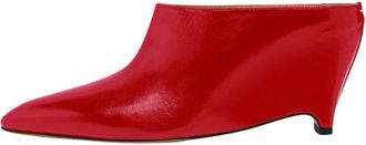 Maison Margiela Hakloze Mule - Dames - Muiltjes - Rood - 39 EU - Leer - Schoenen