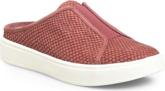 S&ouml;fft Beekon Snake Embossed Sneaker Mule in Brick at Nordstrom, Size 11