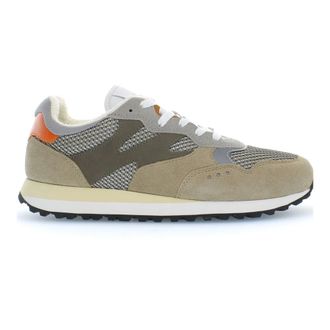 Woolrich Sneakers, male, Multicolor, Size: 13 US Panelled Suede-Trimmed Sneakers