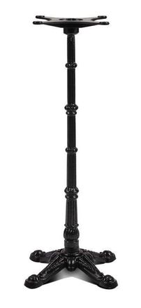 Netfurniture Ream Cast Iron Poseur Table Base - Traditional in Black