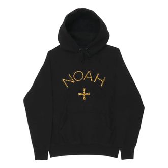 Noah Cheetah Core Logo Hoodie Black CHEETAHCORE1-BLACK