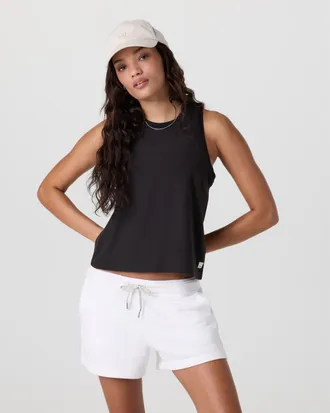 Vuori Clothing Energy Top | Black | XS, Size Extra Small