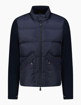 Moncler Mens Moncler Grenoble Padded Cardigan in Navy - Size: 44/Regular