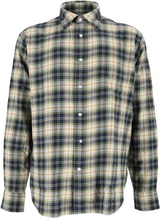 Aspesi Casual Shirt - Heren - Casual Overhemden - Groen - 2XL - Overhemden