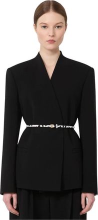 Max Mara Cady Jacket - Dames - Blazers - Zwart - L - Polyester - Jassen
