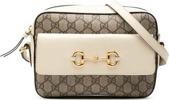 Gucci Pre-owned Gucci Small GG Supreme Horsebit 1955 Crossbody Ladies 3ETM6ZME9VLTXM5S