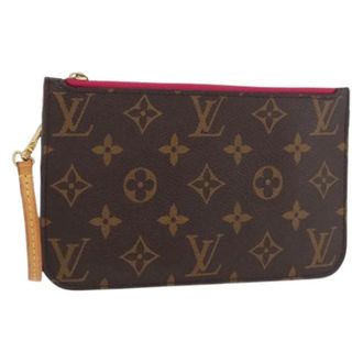 Louis Vuitton Pre-owned Clutches, female, Brown, Size: ONE SIZE Pre-owned Accessory Pouch
