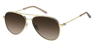 Tommy Hilfiger TH 2336/S J5G/HA Mens Sunglasses Gold Size 58