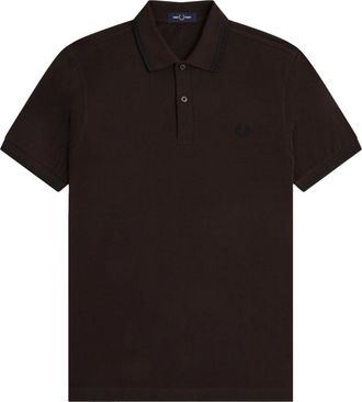 Fred Perry Polo M3600 - - Tops - Uomo - Marrone - 2XL