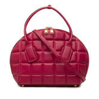 Bottega Veneta Pre-owned Bottega Veneta Medium Padded Leather Swoop Bag Ladies JKMIZFZ0C4MT74J4