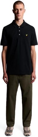 Lyle & Scott Plain Polo Shirt in Jet Black at Nordstrom, Size Xx-Large