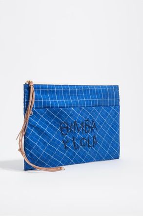 Bimba & Lola Zip Clutch in Electric Blue at Nordstrom