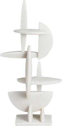 Light & Living Ornamento Blanco De Pl&aacute;stico Elegante Light & Living Giselle