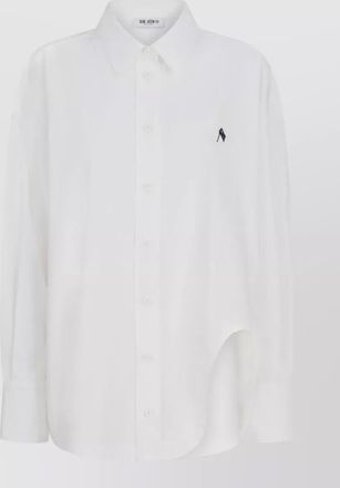 The Attico oversized cotton shirt long sleeves collar